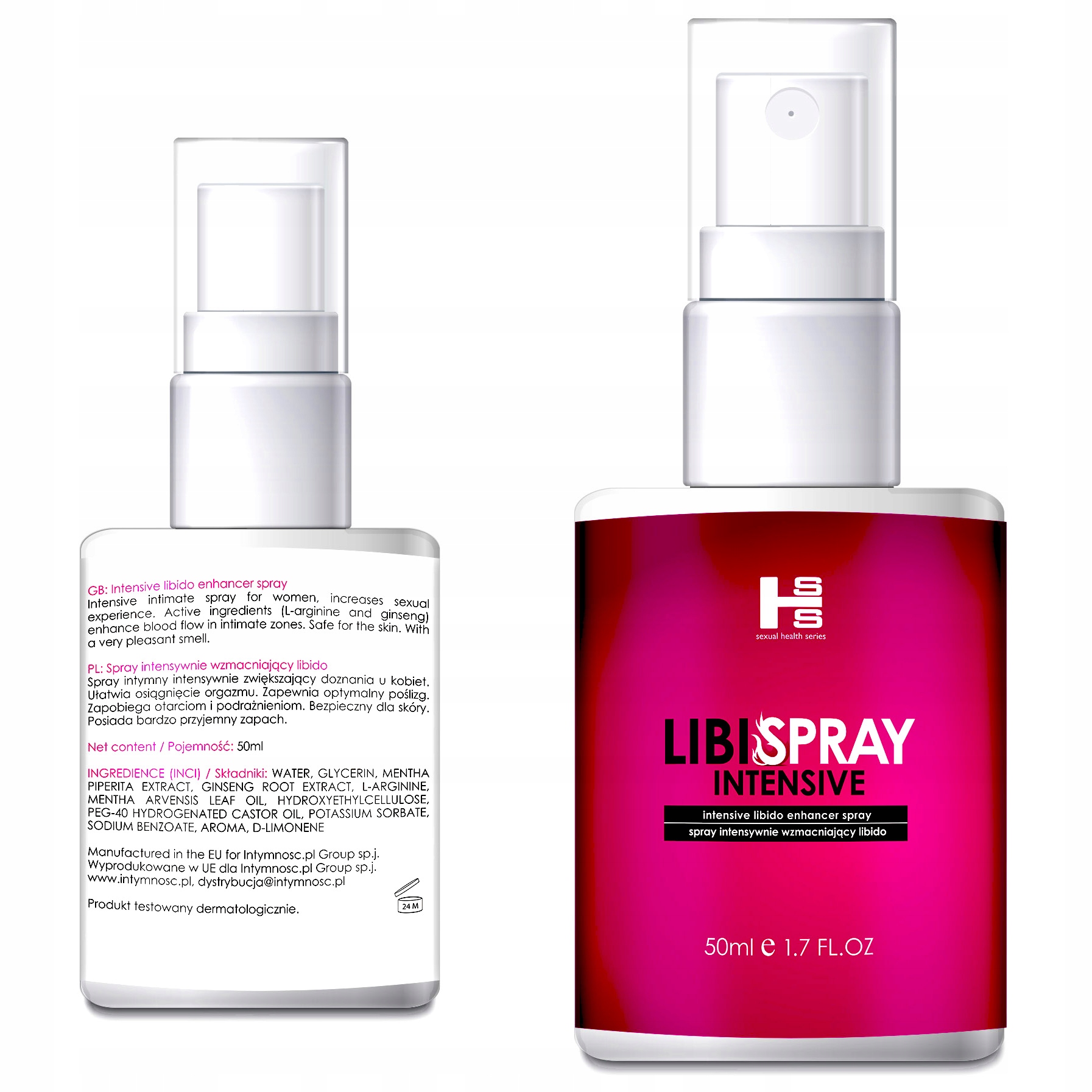 LIBI-SPRAY LIBIDO EXPERIENCES TAPERING ZA ŽENSKE Ime Libi spray Intensive for ograzm delight