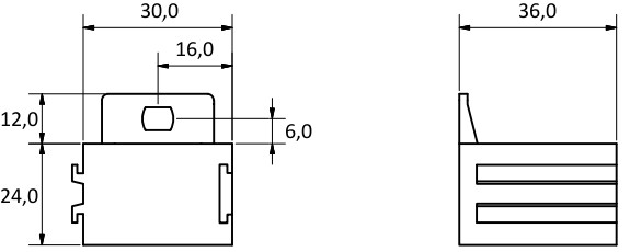GNIAZDO PODSTAWA MODUŁOWA PRZEKAŹNIKA WITTRIN Producent części Inny