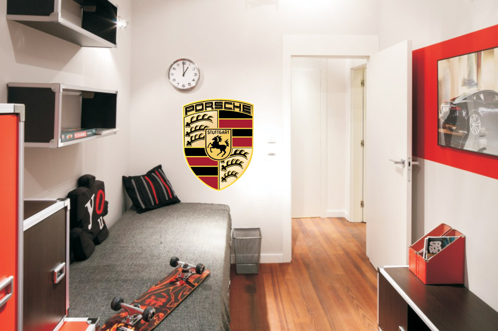 BMW AUDI MERCEDES samochód NAKLEJKA ŚCIENNA 60cm Marka bez marki