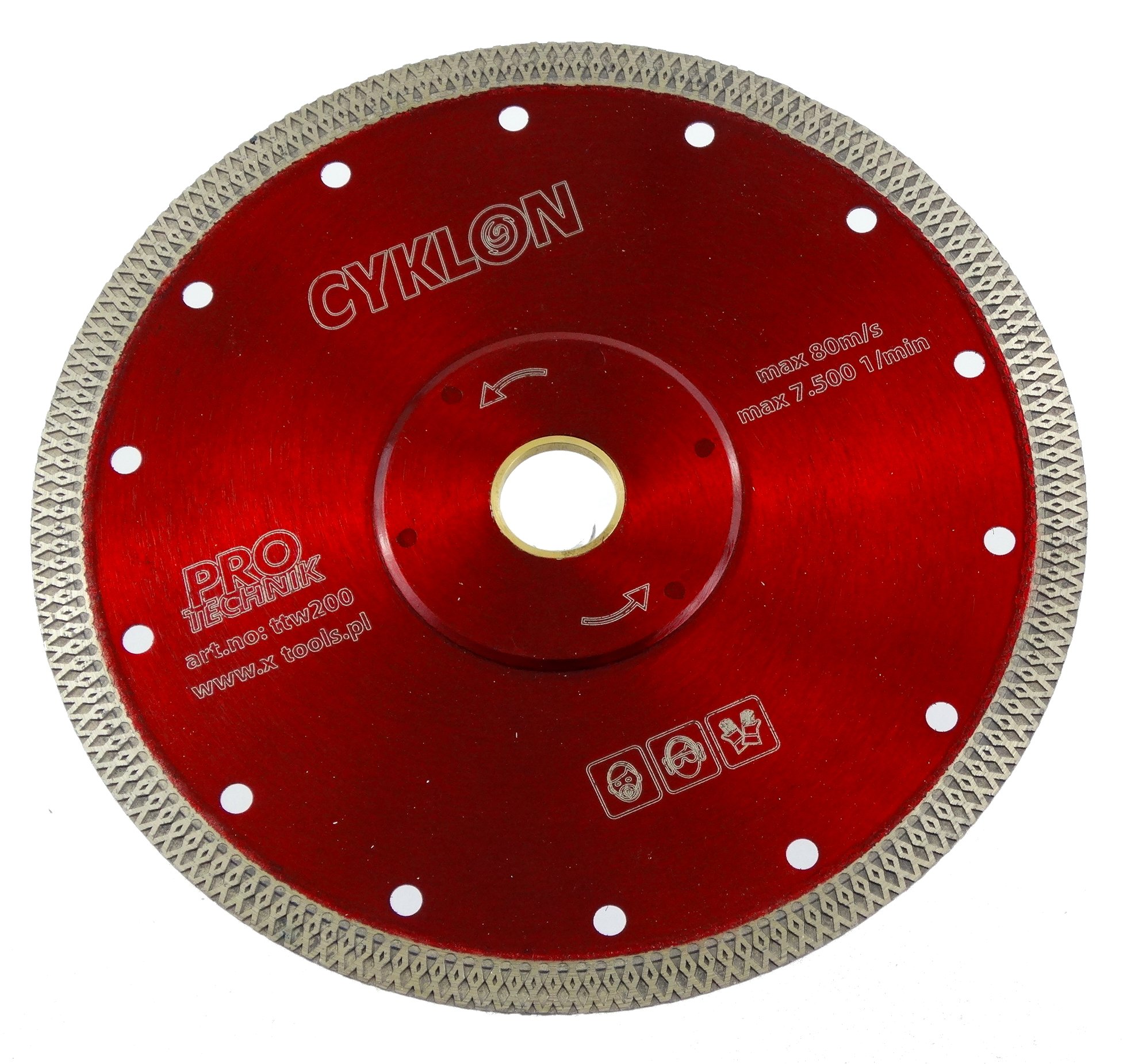 

Tarcza Diamentowa Gresu Ceramika Płytek 200mm 25,4