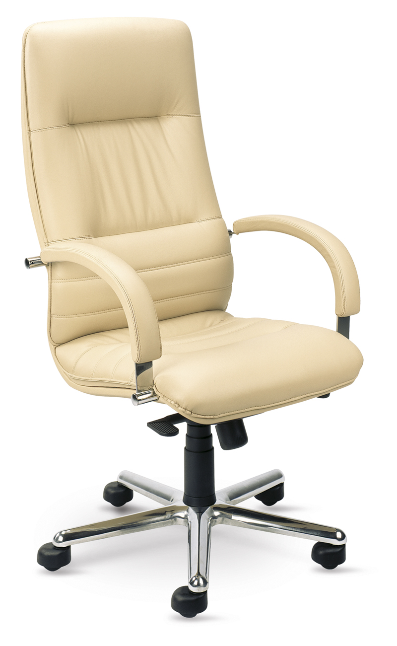 Кресло новый стиль Nova Steel Chrome (кожа сплит SP-A)