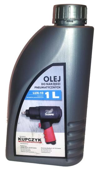 

Olej do narzędzi pneumatycznych LUX-10 1L Kupczyk