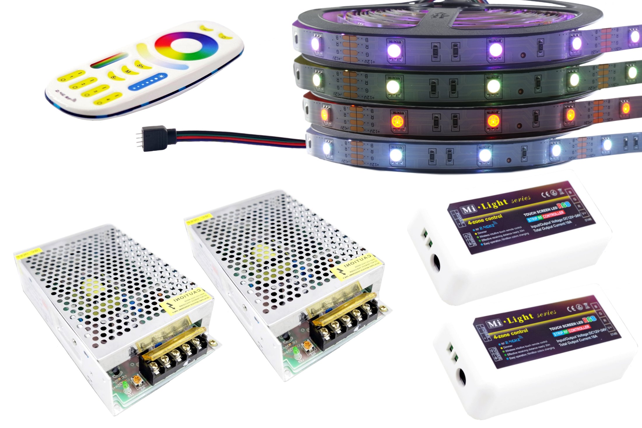 Sada Led pásikov Rgb 5050 Mi-Light Premium 4Z 20 m