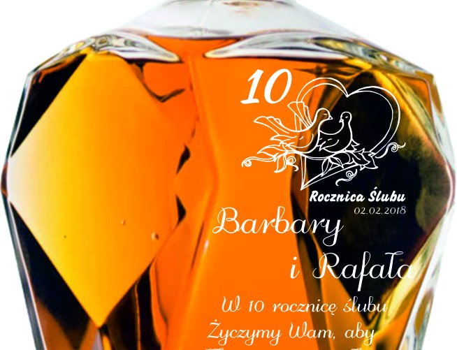 Zestaw do Whisky Karafka sześć szklanek z GRAWEREM EAN (GTIN) 5061145039770