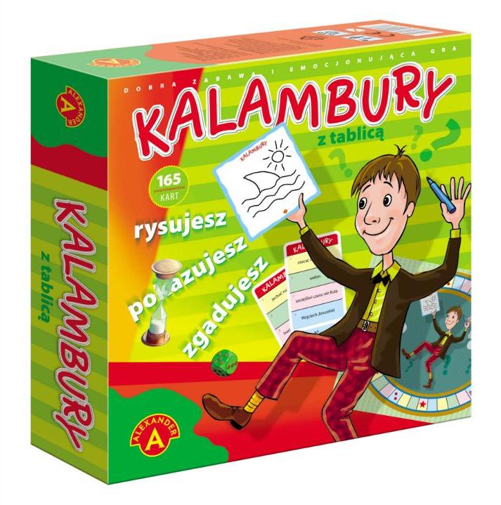 

Kalambury wydanie Big z tablicą gra Rodzinna