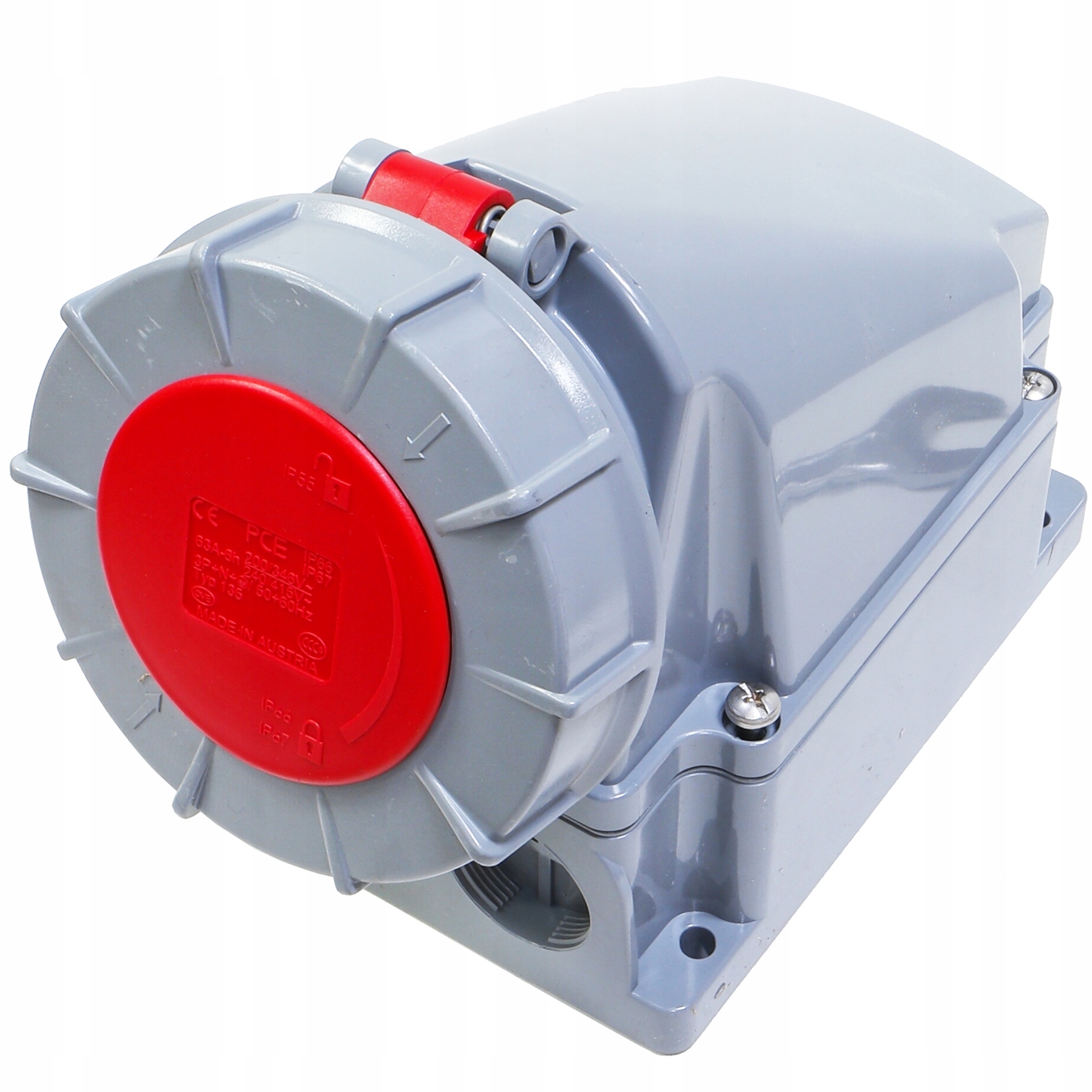 Pevná zásuvka 63A 5P 400V IP67 135-6TWIST Pce