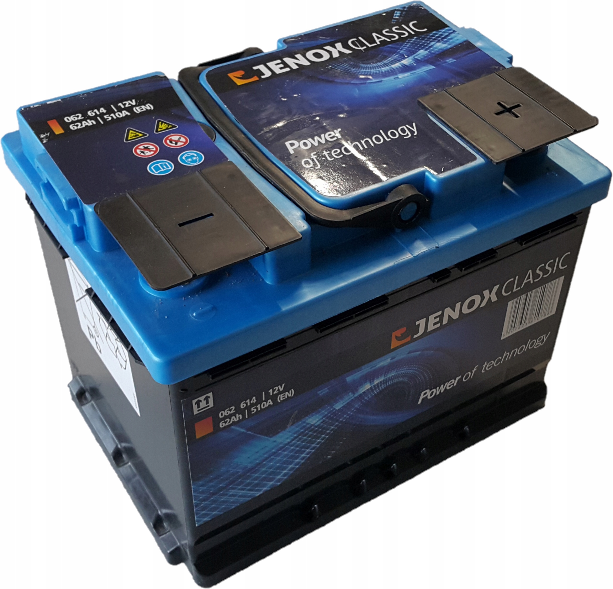 Аккумулятор JENOX CLASSIC 62Ah 510A 062614 DOJ+WYM