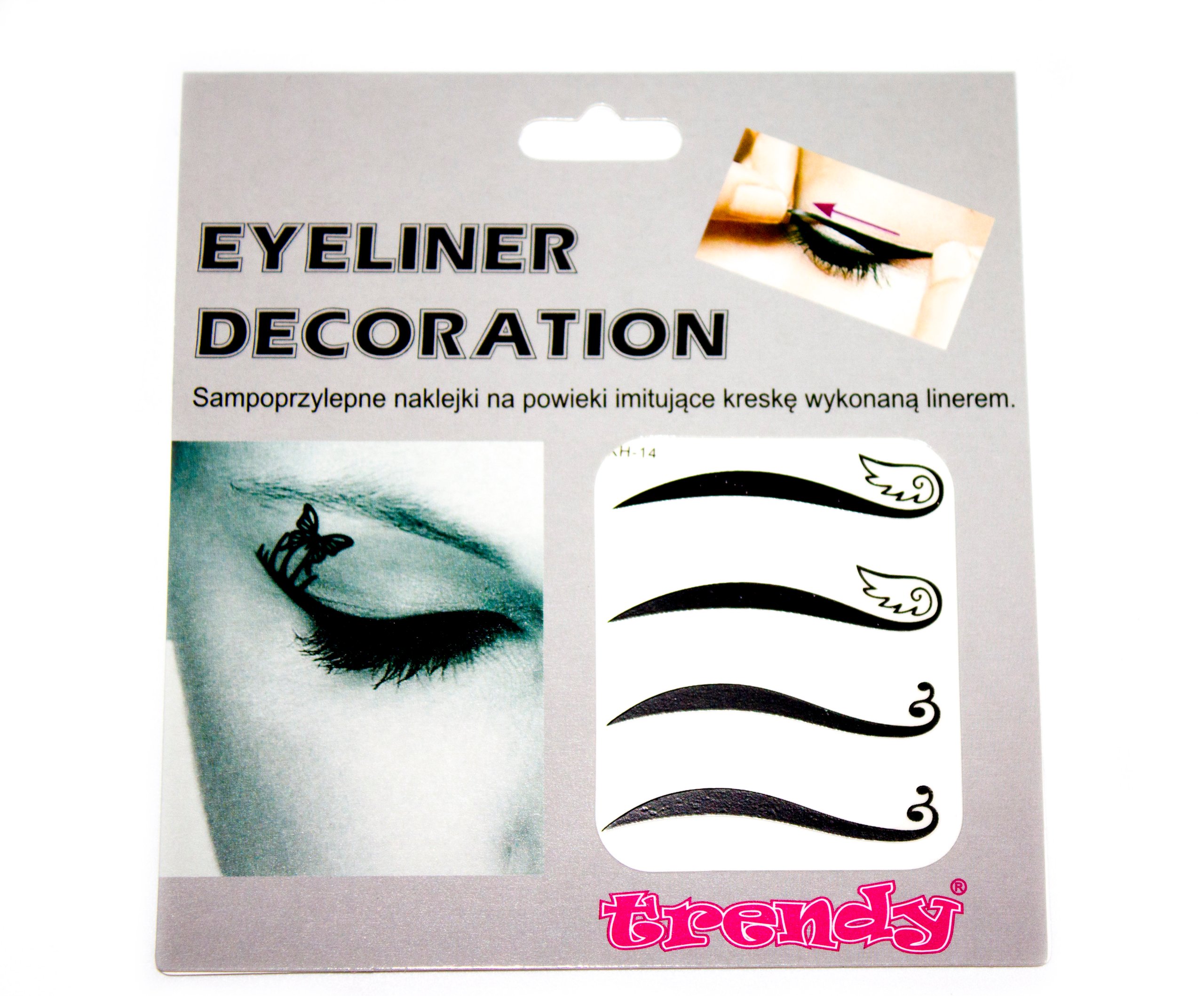 SAMOPRZYLEPNE NAKLEJKI IMITUJĄCE EYELINER IMPREZA Rodzaj inny