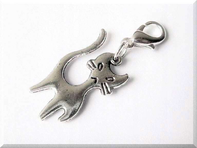 

Metalowa Zawieszka Charms Kot Kotek 016
