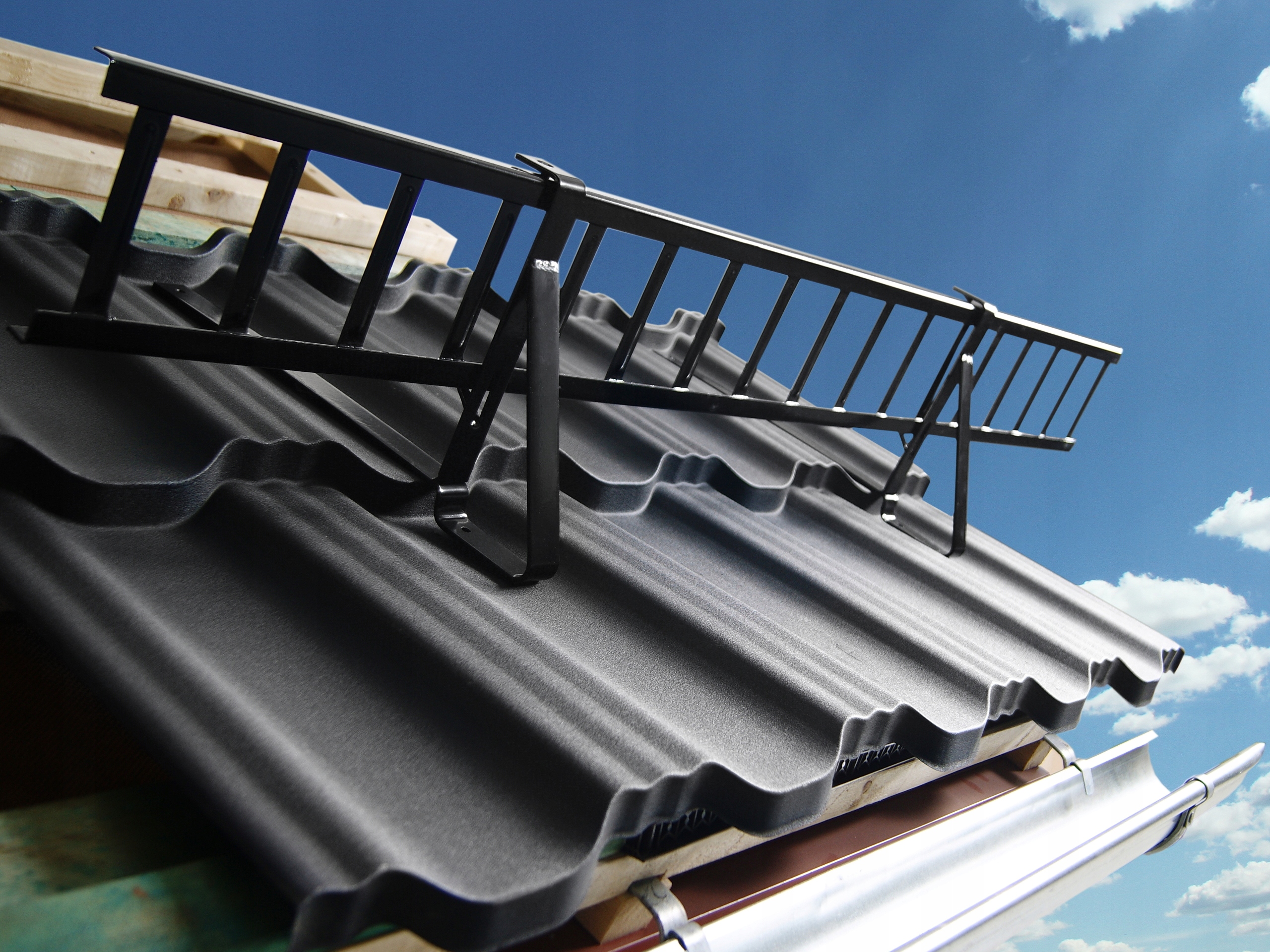 Płotek śniegowy bariera 200cm 20cm blachodachówka Typ pokrycia Blachodachówka