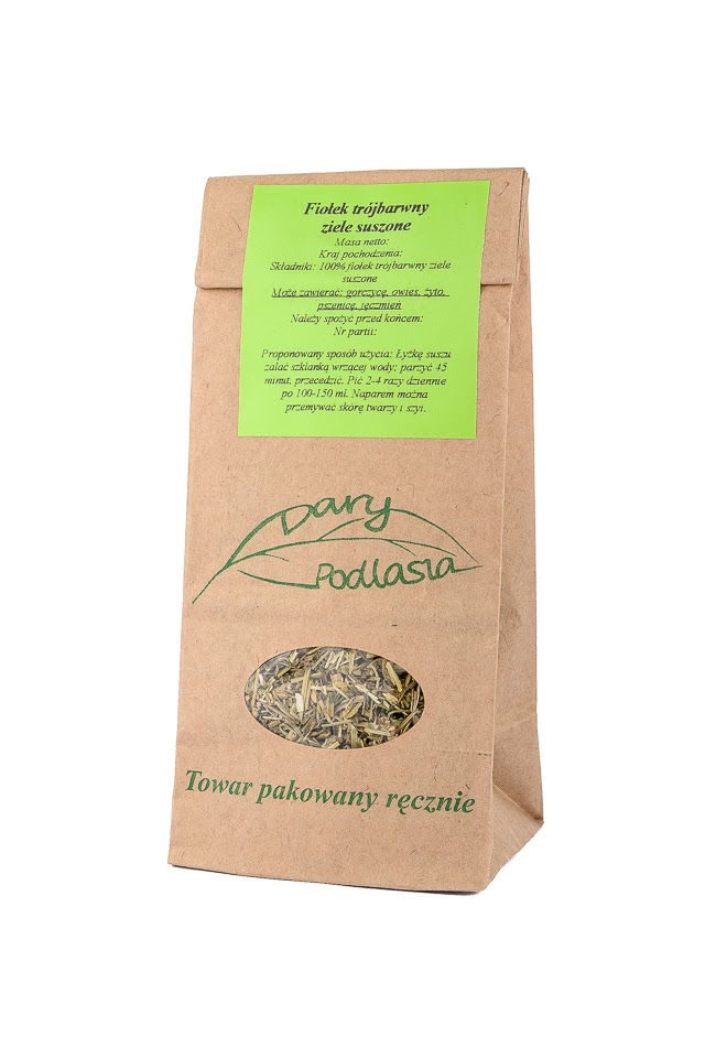 

Fiołek Trójbarwny ziele -Zioła-200g- Dary Podlasia