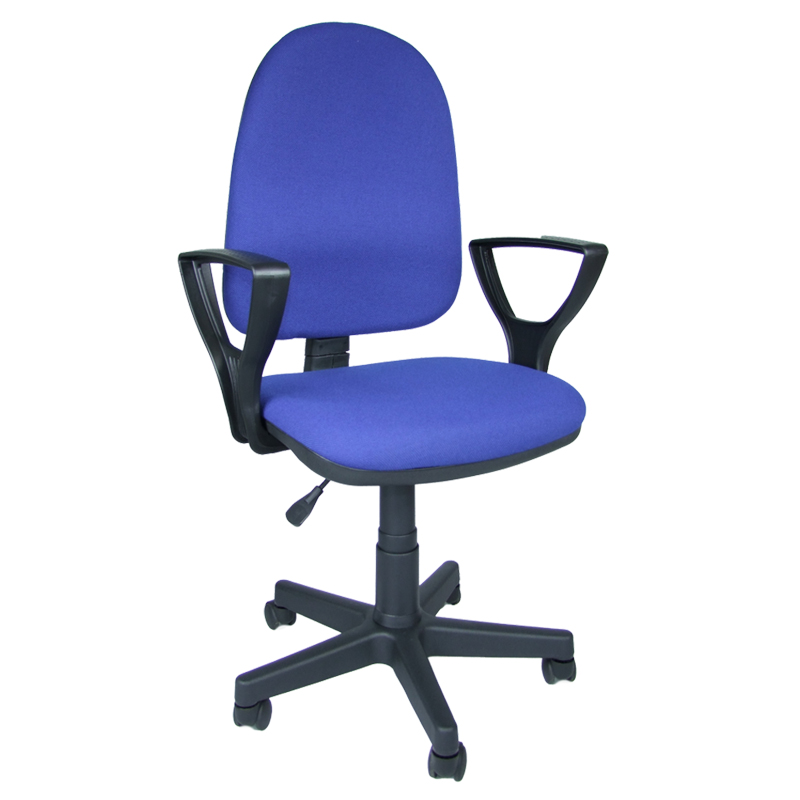 Fotel biuro Krzesło biurowe obrotowe mocne czarny Głębokość mebla 45 cm