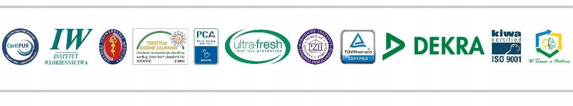 Materac 140x200 CANADA MAX 9 stref - 24 cm Długość materaca 200 cm