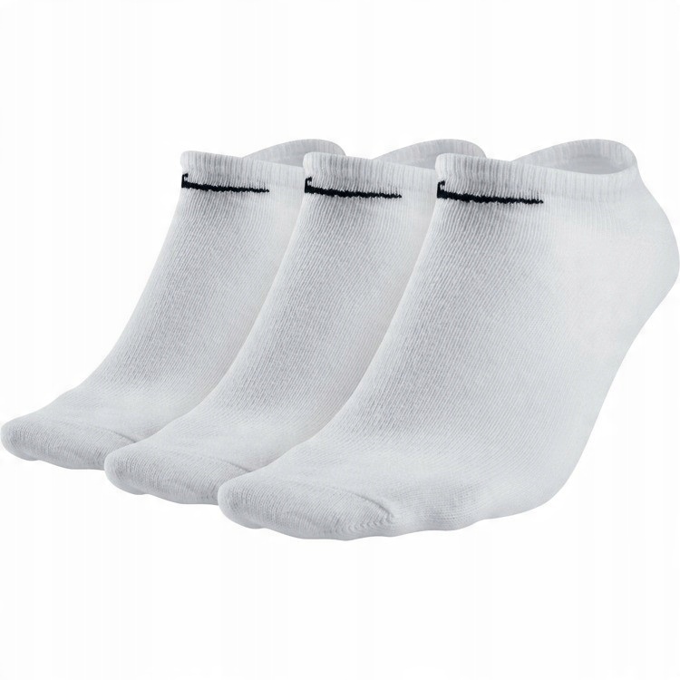 NIKE SKARPETY STOPKI SPORT VALUE 34-38 BIAŁE 3PAK