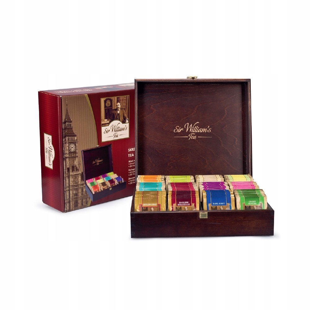 Levně Krabička s čajem Sir Williams 180 sáčků