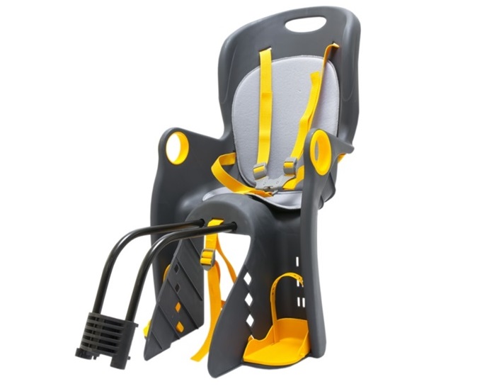 Fotel rowerowy Fotelik na rower bagażnik pasy 5pkt