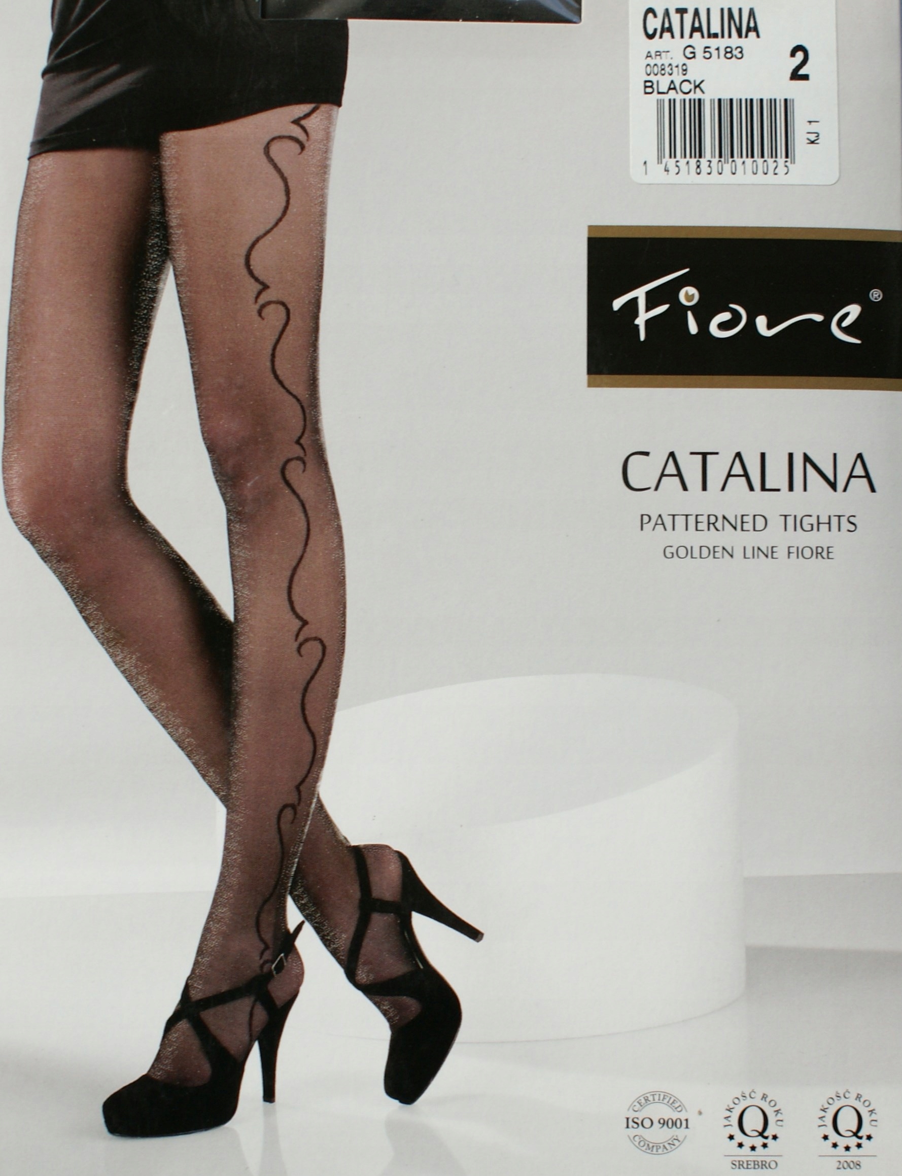 

Rajstopy błyszczące 2 wz 20 Catalina Fiore czarne