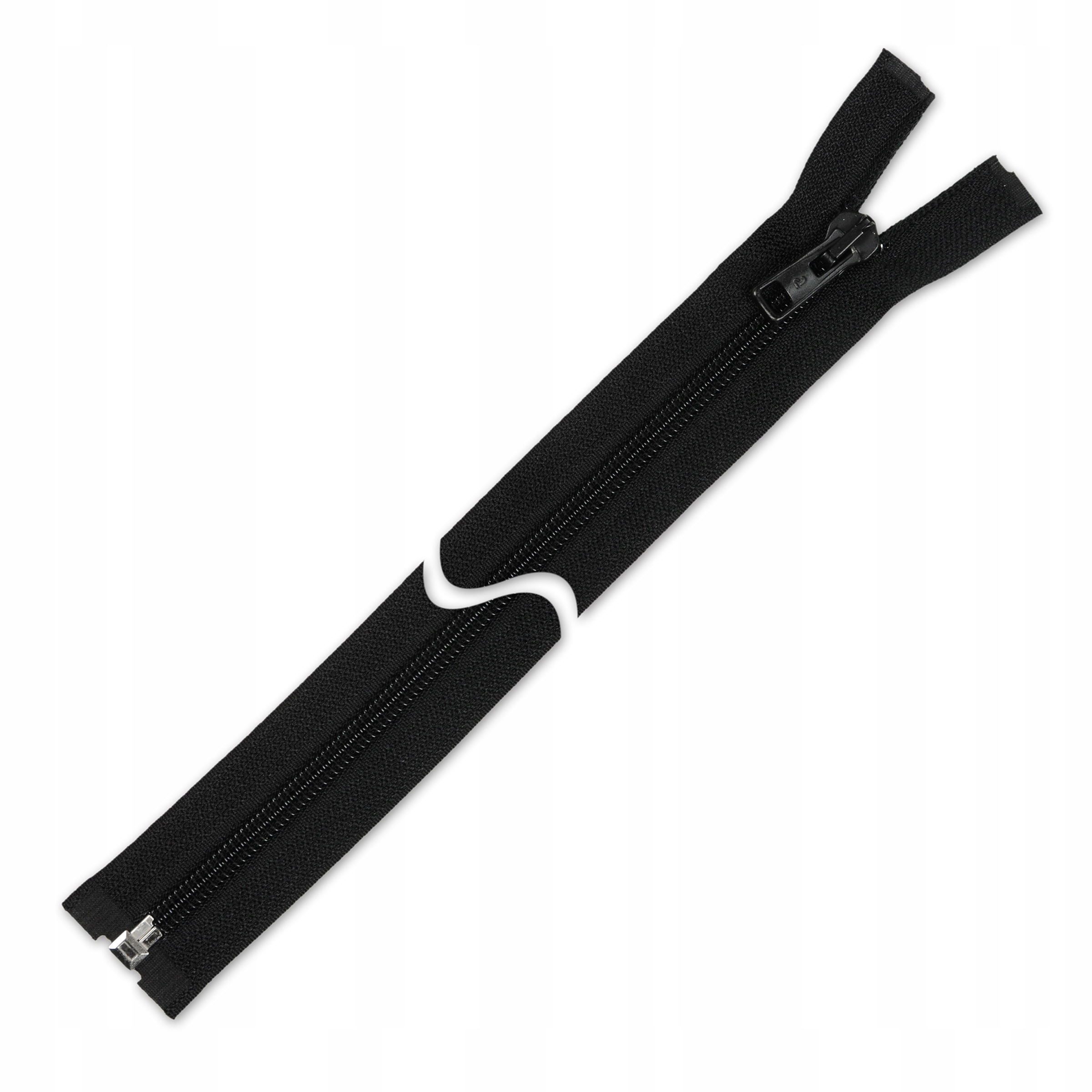 Zamek błyskawiczny spiralny 65 cm czarny