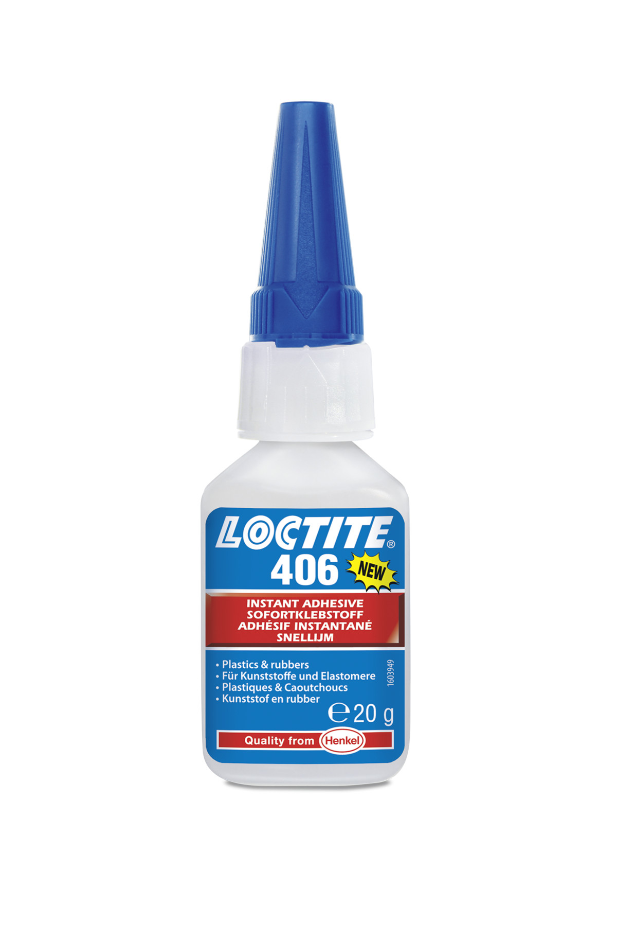

Loctite 406 20g Klej cyjanoakrylowy do tworzyw