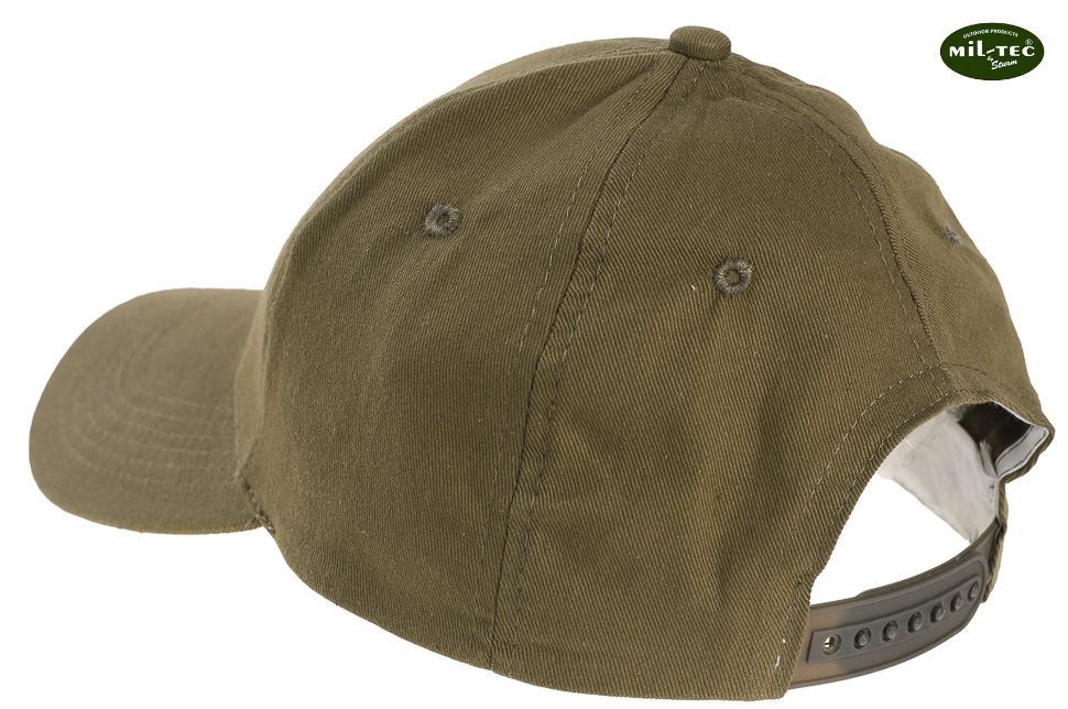 Baseballówka CZAPKA BASEBALL Zielona OLIV Olive EAN (GTIN) 4046872153518