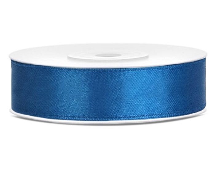

Tasiemka Wstążka Satynowa niebieska 12mm x 25m