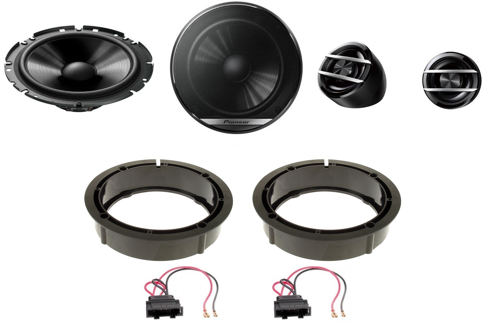 Pioneer TS-G170C Reproduktory vzdialenosti 16,5 cm Vw golf 4 IV Passat B5 Bora