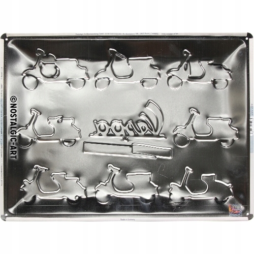 Tablica szyld VESPA PIAGGIO plakat metal 30x40 EAN (GTIN) 4036113232584