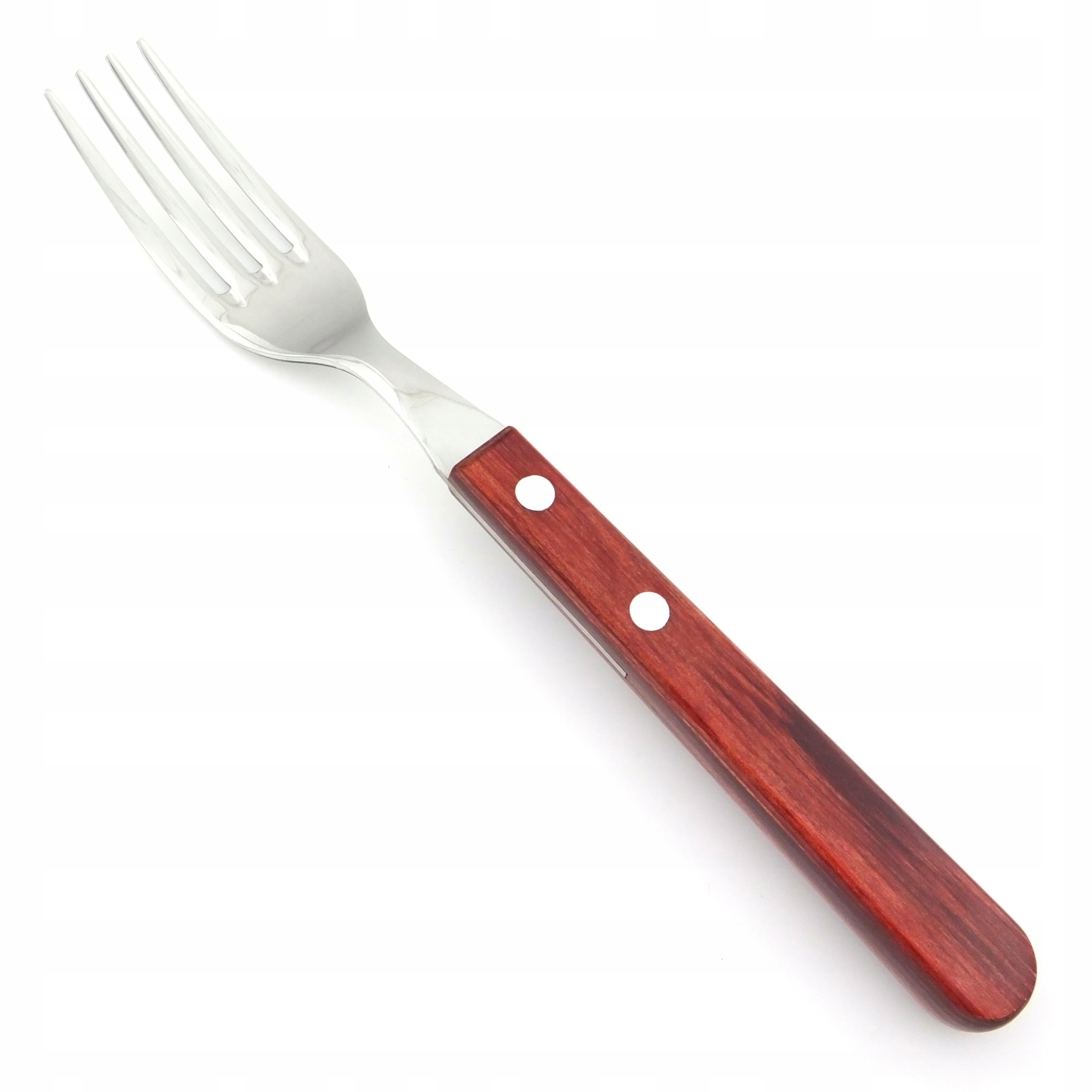 TRAMONTINA 3 x Widelec 22cm JUMBO Bordowy POLYWOOD Wykończenie połysk