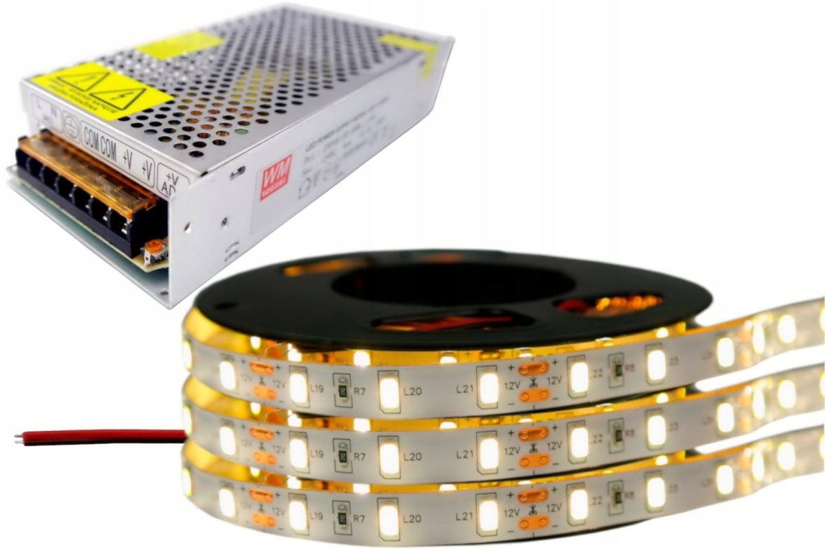 

Zestaw taśma Led 300 Smd IP20 5630 Neutralna 15m