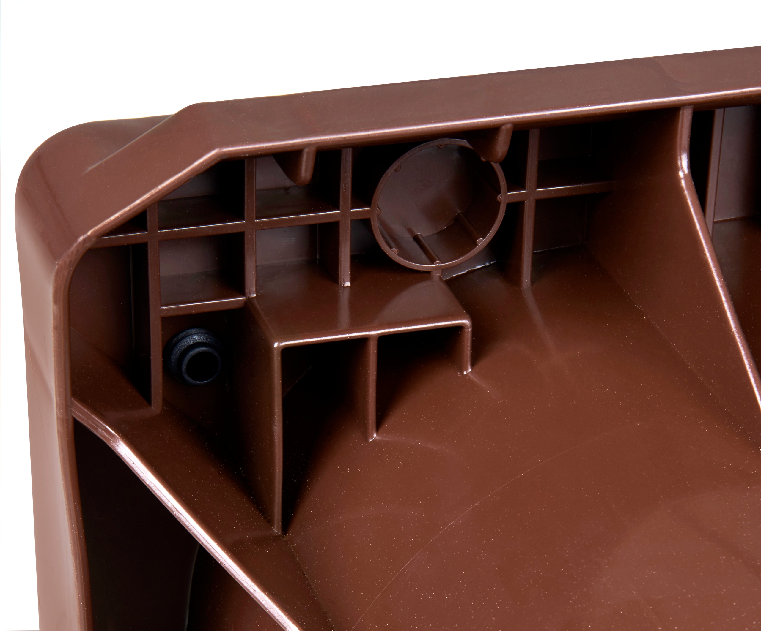 KOSZ POJEMNIK 120L ODPADY BIO BRĄZ RUSZT WENTYLAC Nazwa handlowa KOSZ NA ŚMIECI BIO 120L BRĄZOWY JESTIC (RUSZT, WENTYLACJA)