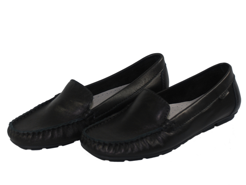 Nessi 17130 mokasyny czarne skóra lico 36 Model 17130