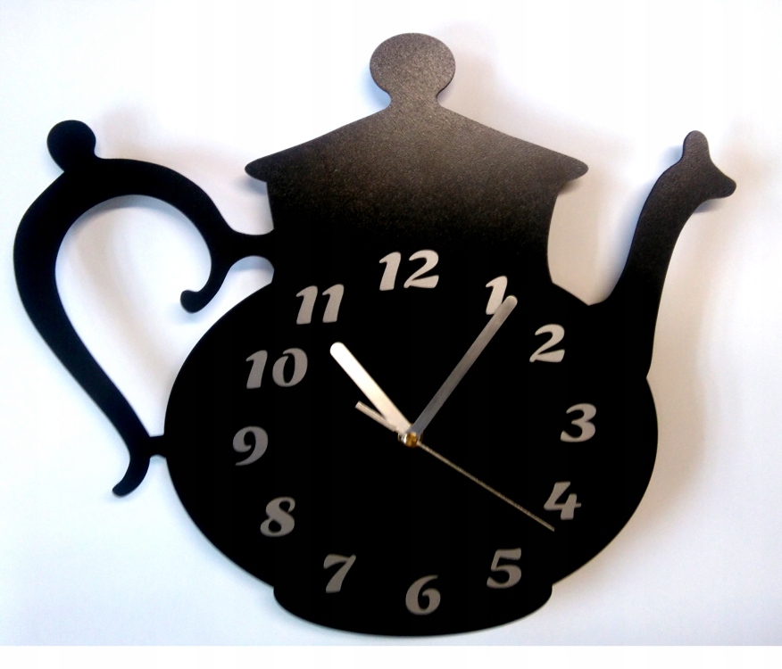 zegar czajnik imbryczek duży 39 cichy filiżanka Typ ścienny