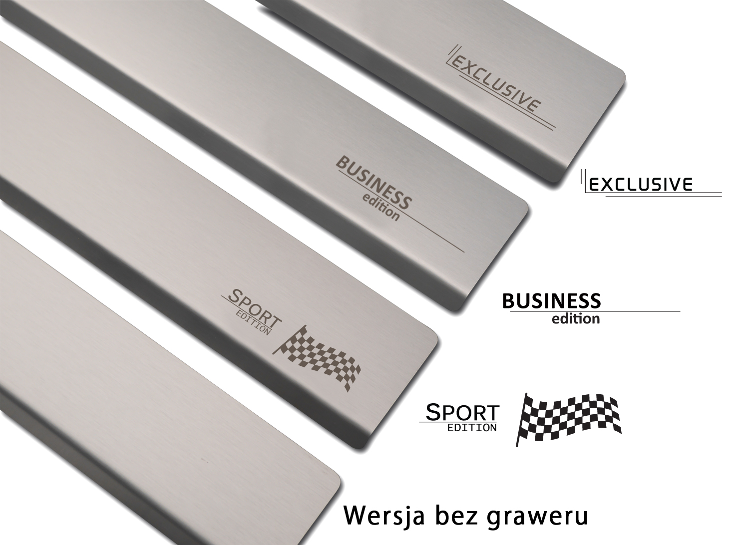 Nakładki listwy progowe progi VW Golf 7 Producent Croni
