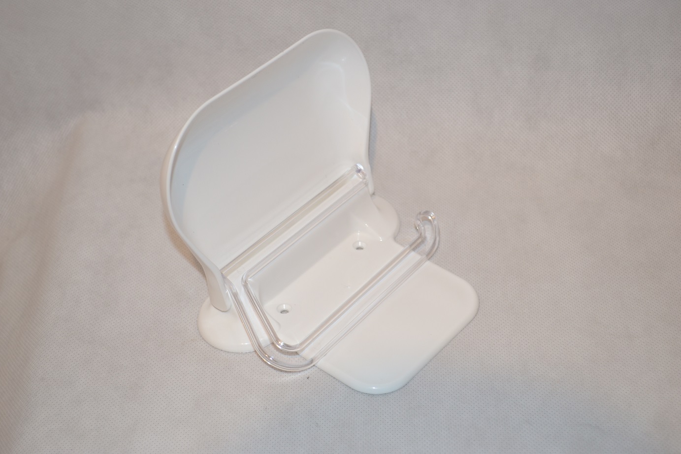 UCHWYT NA PAPIER TOALETOWY PLASTIKOWY BIAŁY Kod producenta 208102