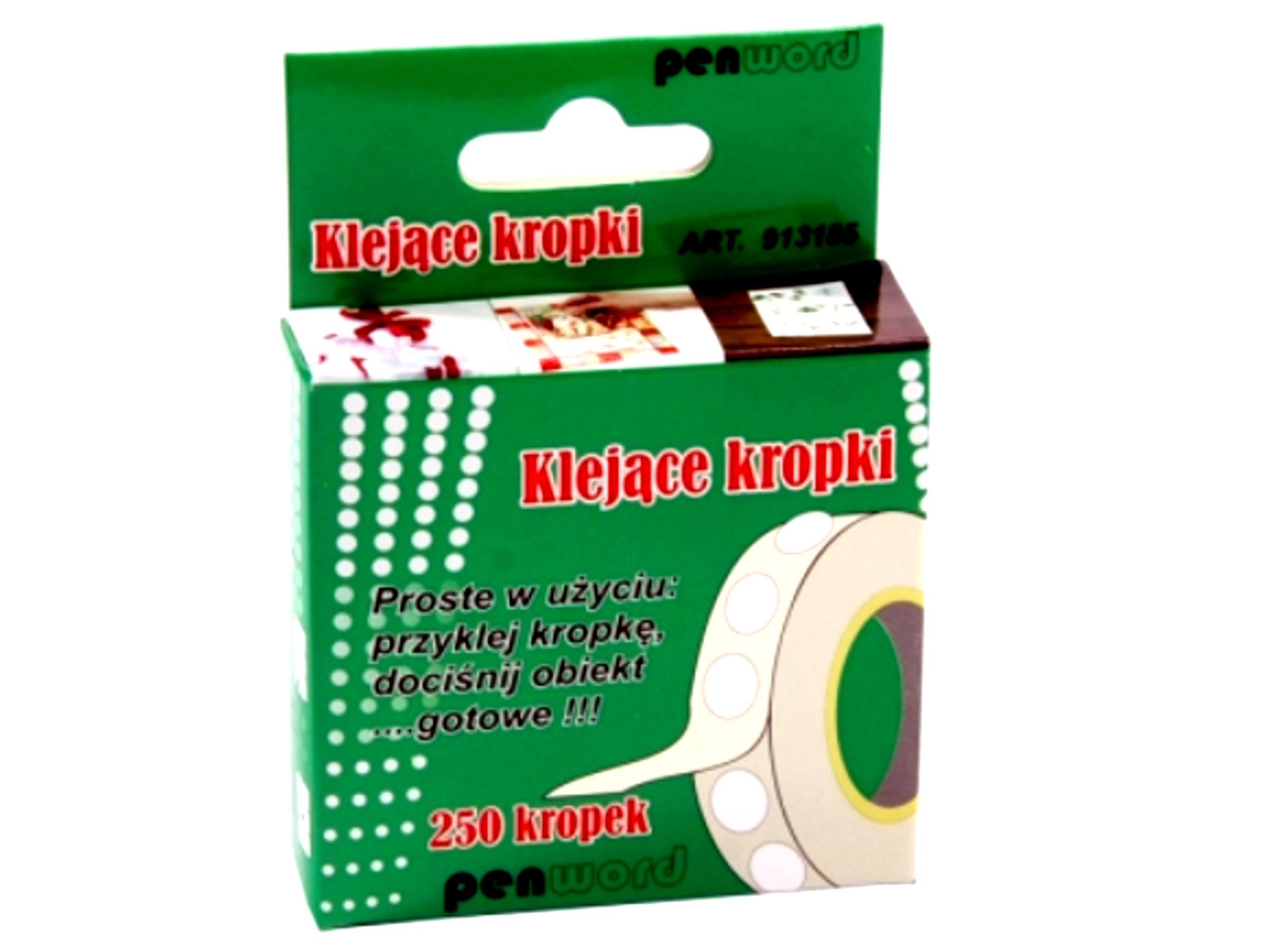 

Klejące Kropki 10 MM Bezbarwne 250 Szt