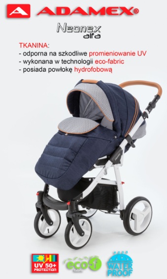 Adamex Neonex Alfa 3w1 X2, X4, X5, X10 Typ siedziska Rozkładane