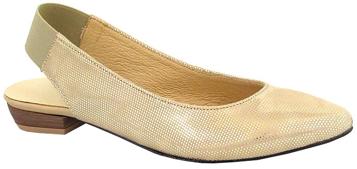 

Czółenka Jezioro 099 skóra złote r. 35
