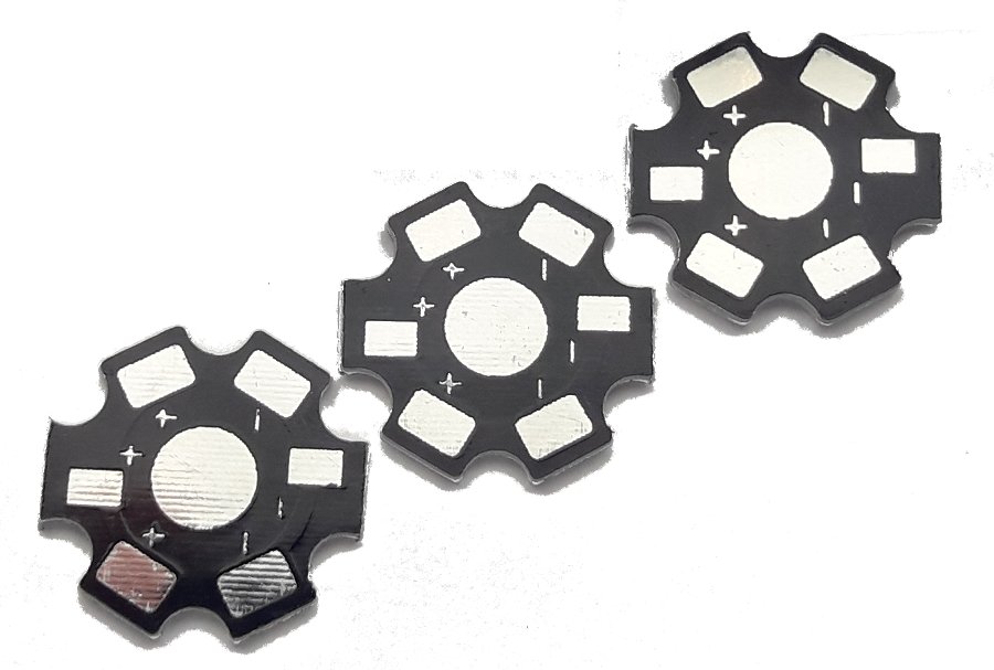 

3szt Radiator-baza Pcb 20mm do Led 1W 3W 5W