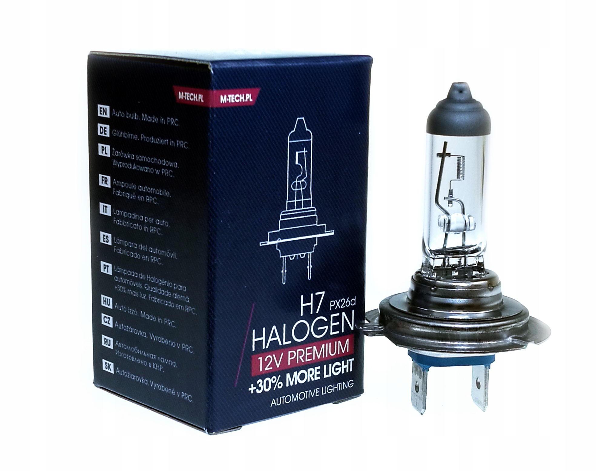

M-Tech Żarówka H7 12V 55W Premium Homologacja E1