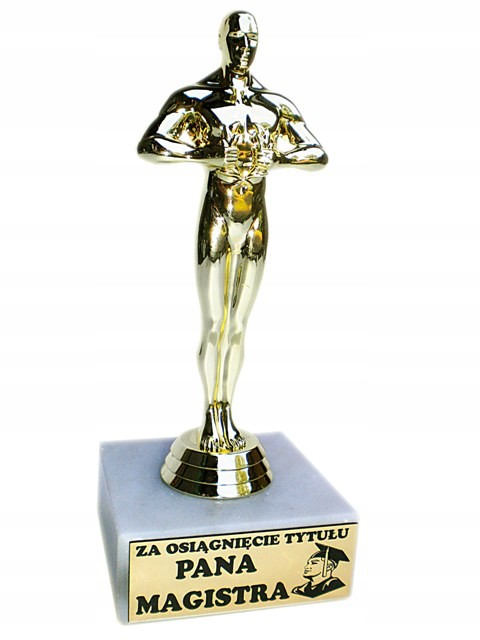 

Statuetka Pana Magistra obrona magister