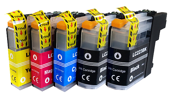 

5x Tusz Do Brother LC223 XL DCP-J4120DW DCP-J562DW