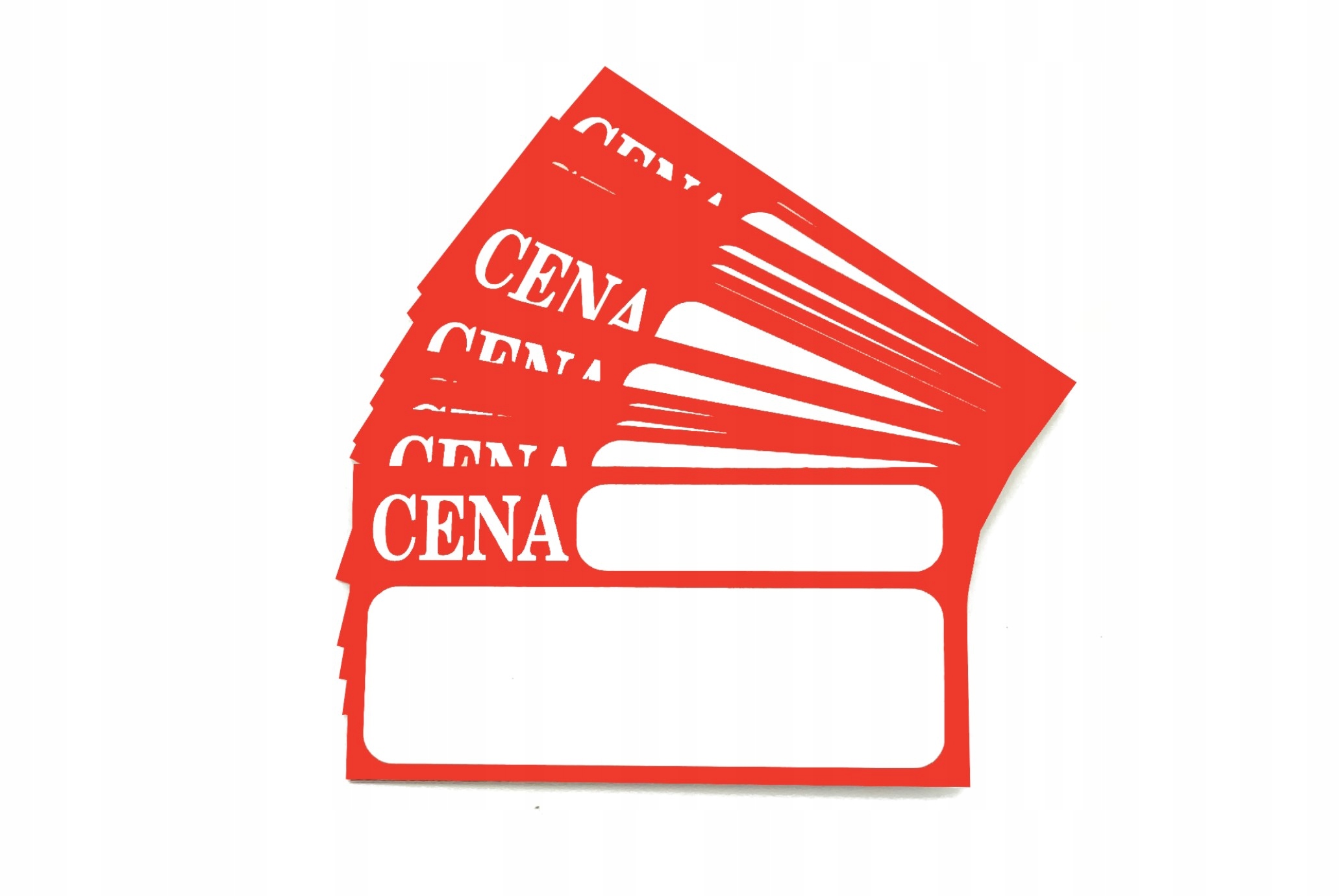 

Etykiety cenówki kartonowe (do listw) 100 szt