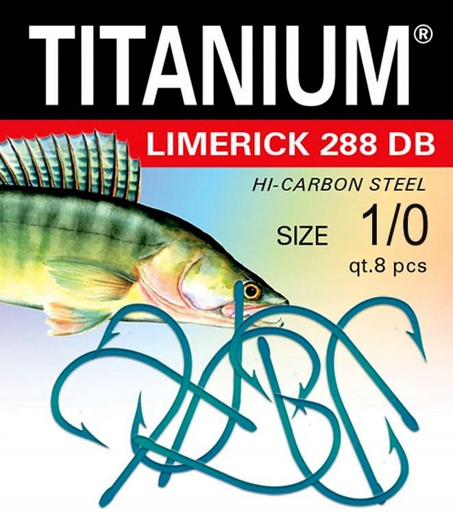 Haczyki Robinson Titanium Limerick Roz. 1/0 8szt
