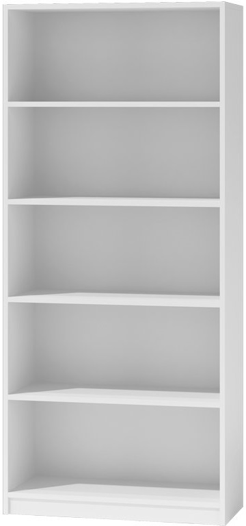 REGAŁ 80CM PÓŁKA SZAFKA KSIĄŻKI SEGREGATORY BIAŁY Materiał Płyta laminowana