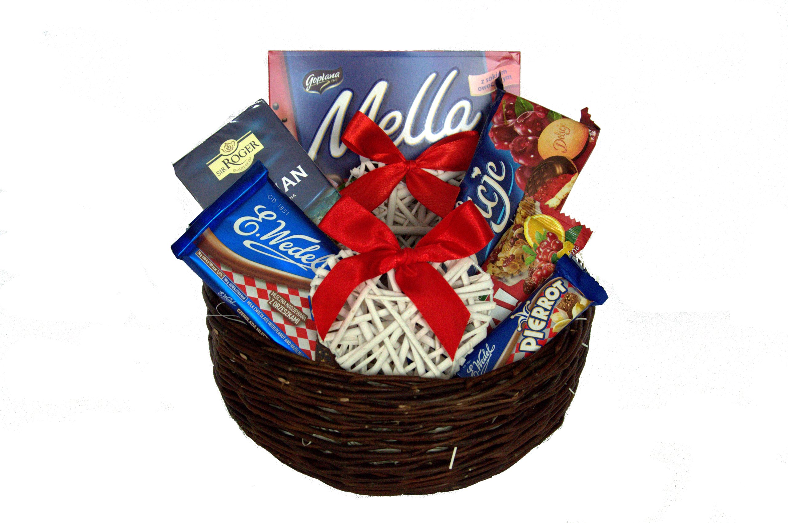 Kosz podarunkowy Kosz Upominkowy Kosz słodyczy