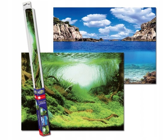 

Tło Do Akwarium 2x Fototapeta Plants/ocean S 60x30