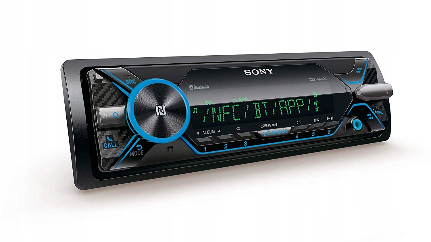 SONY DSX-A416BT RADIO BLUETOOTH USB AUDI A4 B6 Типи відтворюваних USB-носіїв