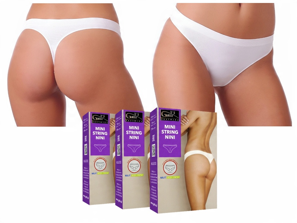 

bezszwowe Damskie Stringi Gatta Nini 3szt r. XL