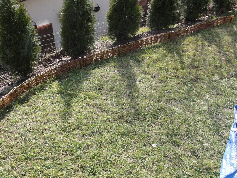 palisada wiklinowa,płotek wiklinowy +120x10hit Długość 120 cm