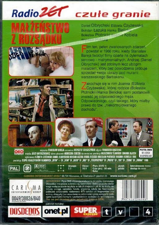 Małżeństwo z rozsądku Stanisław Bareja [DVD] Gatunek komedie